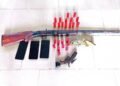 *Some of the firearms, ammunition recovered by the police
