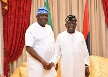 Sallah: Ibori, Okoya, Bagudu Visit Tinubu in Lagos [PHOTOS]