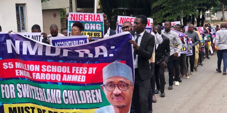 Lawyers, Civil Rights Group Launch Week 2 of Protest for Probe of NMDPRA Boss, Ahmed Farouk