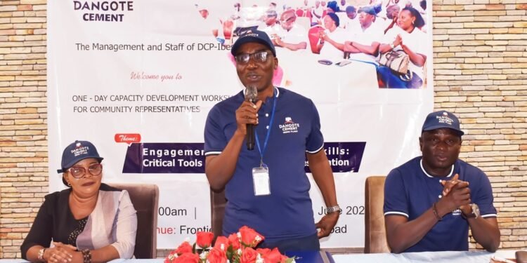 Dangote Cement Ibese Trains Host Community Leaders for Optimal Performance