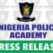 Nigeria Police Academy Announces Application for 12th Regular Course Degree Programmes