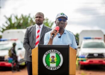 Gov Okpebholo Donates Patrol Vehicles to Boost Security in Edo Central 
