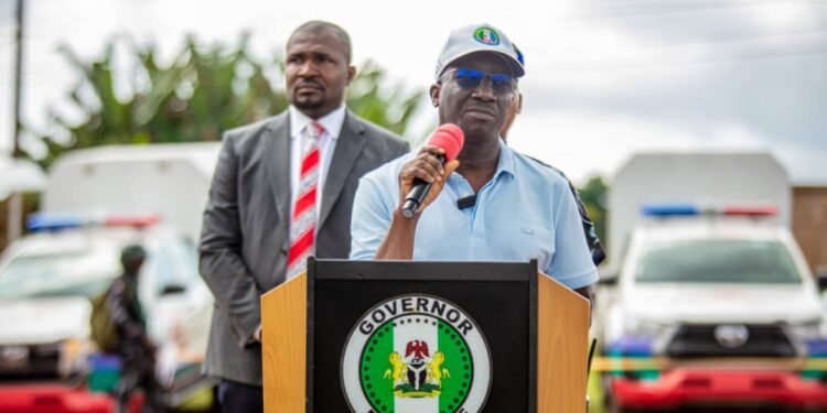Gov Okpebholo Donates Patrol Vehicles to Boost Security in Edo Central