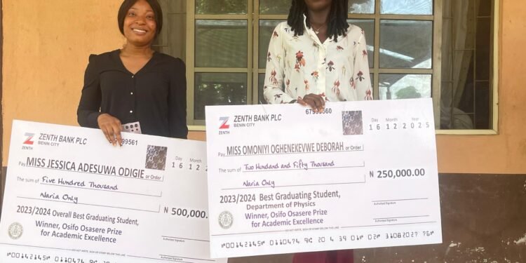 Osasere Osifo Honours UNIBEN Best Graduating Students With Cash Prizes