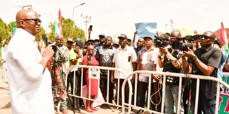 Delta Govt Assures Workers of Safety as  NLC Stages Peaceful Protest Nationwide