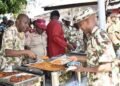 Yuletide: CDS, COAS Celebrate Christmas with Troops in Jos