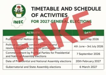 It’s Fake News! INEC Warns Nigerians ‘No Timetable Released Yet for 2027 Elections’