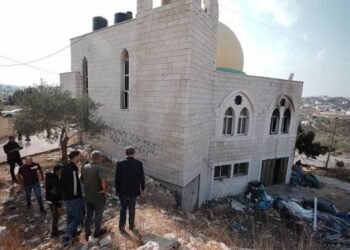 Israeli Settlers Set Fire on West Bank Mosque, Spray-paint Hate Graffiti