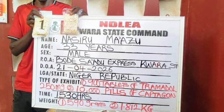 NDLEA Intercepts ‘Terror Drug’ Captagon in Kwara, Arrests Suspects Nationwide in Major Anti-Narcotics Sweep