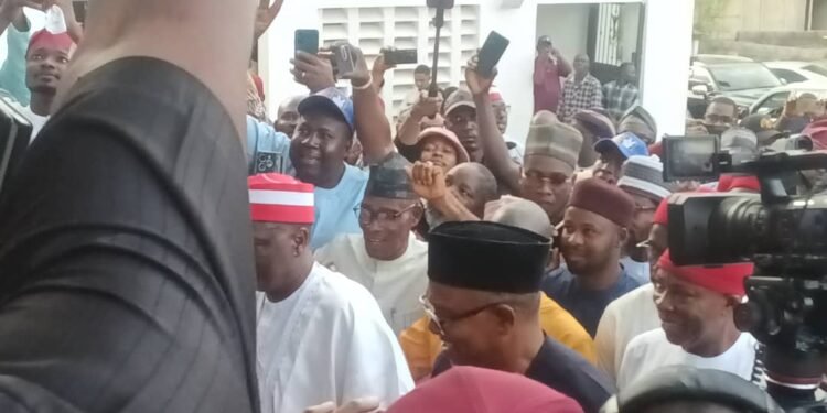 Obi, Kwankwaso in Closed-door Meeting with NDC Leadership