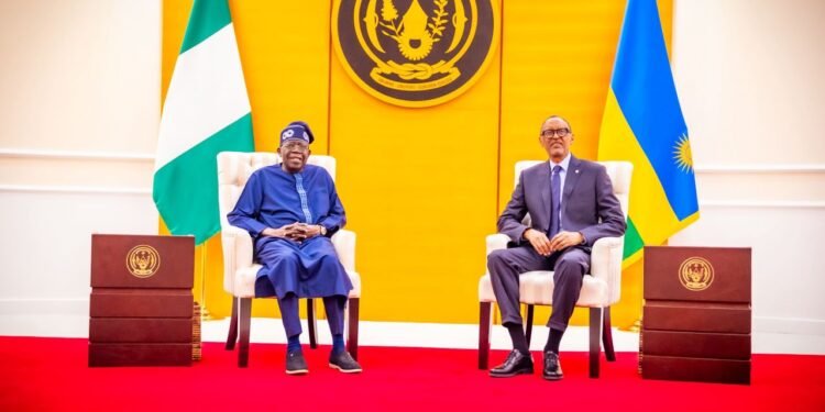 Tinubu, Kagame Move to Strengthen Nigeria-Rwanda Ties