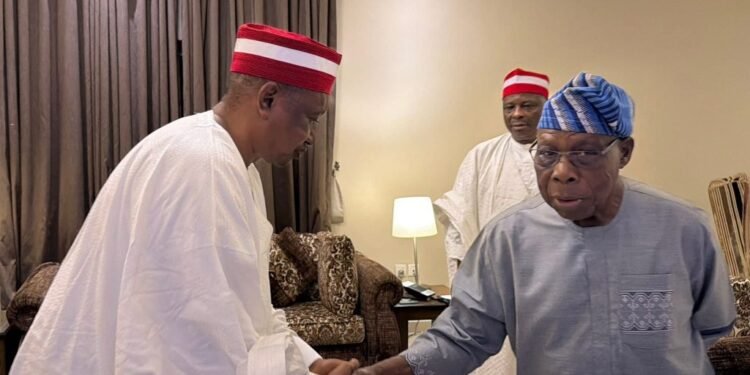 Obasanjo Meets Kwankwaso in Kano Ahead of 2027 Elections