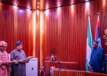 Tinubu Swears in Minister of Power, Minister of State for Foreign Affairs