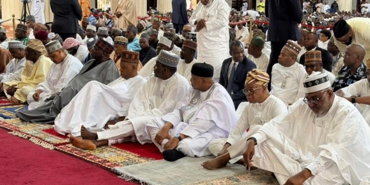 Democracy Day: Shettima Calls for Peace, Says Tinubu Committed to Stability at Jummah Prayers 