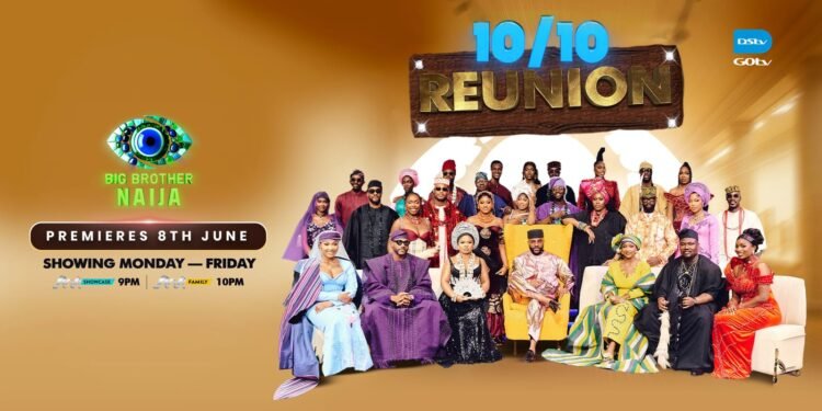 BBNaija Season 10 Reunion to Air June 8
