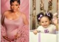 Toke Makinwa Finally Reveals Daughter’s face