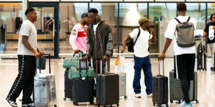 AFCON 2027 Qualifier: Super Eagles Arrive Abuja after 3-0 Loss
